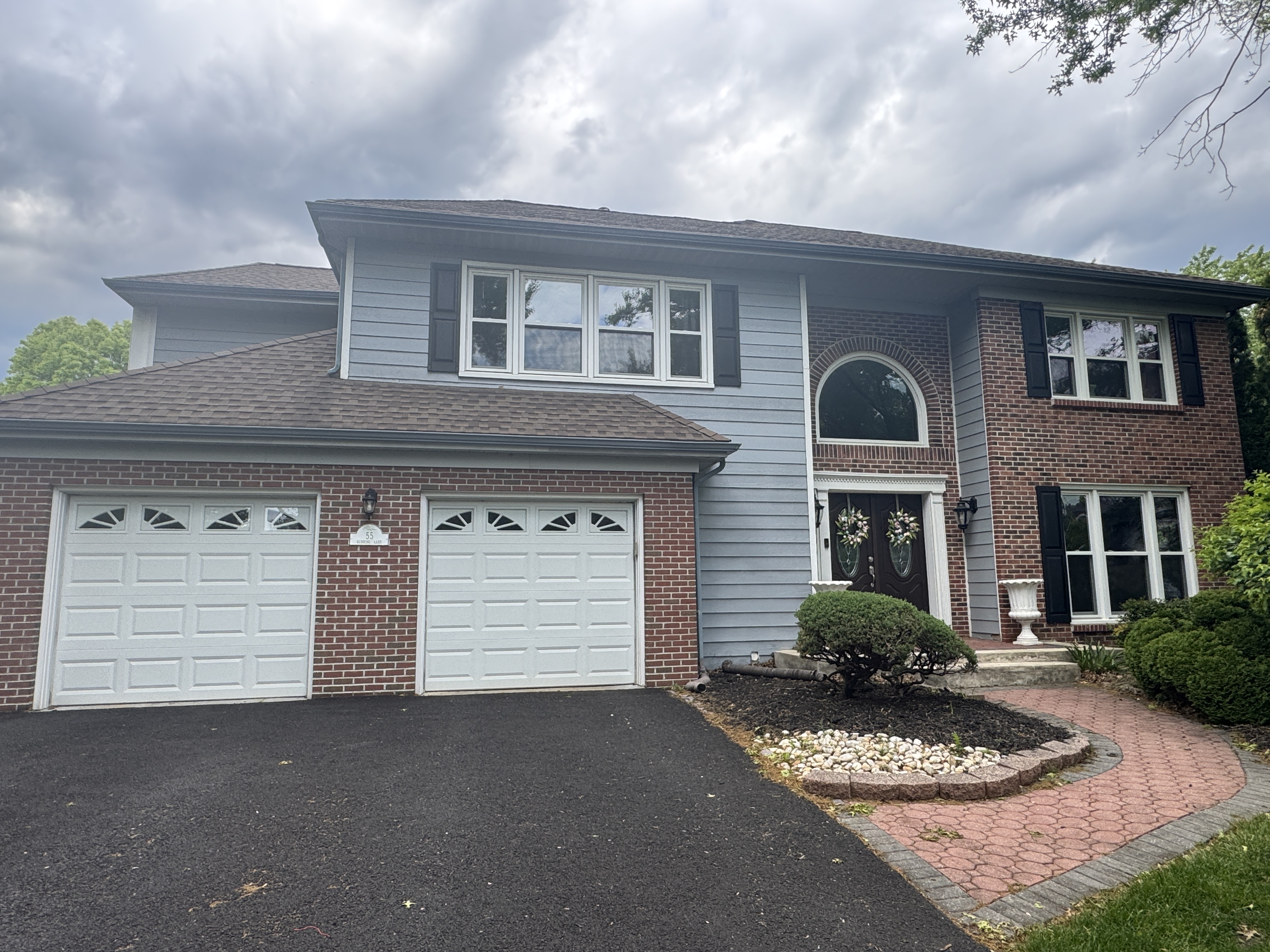 Home exterior before renovation in Bucks County PA by Altieri and Sons