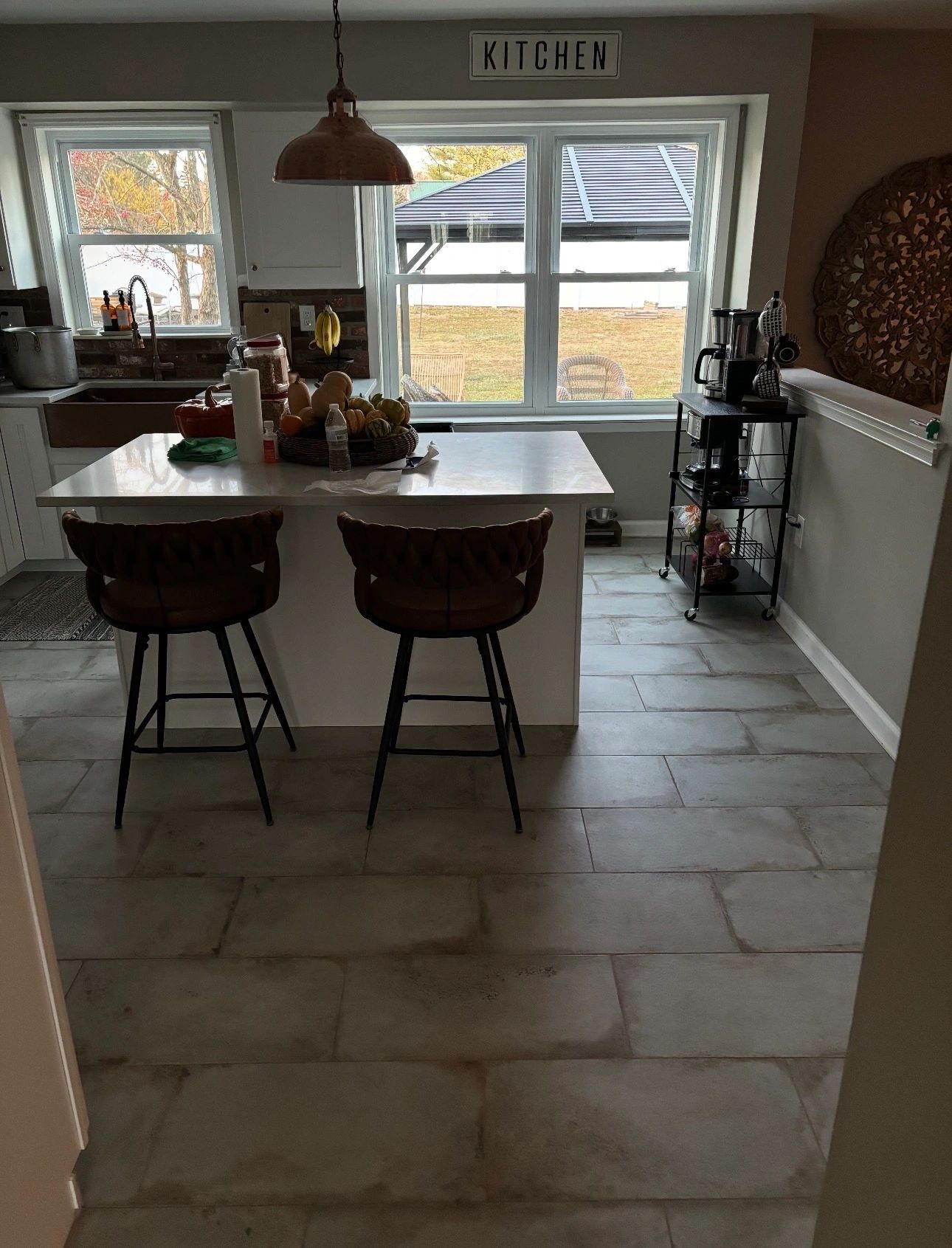 Beautiful finished hardwood flooring in residential home